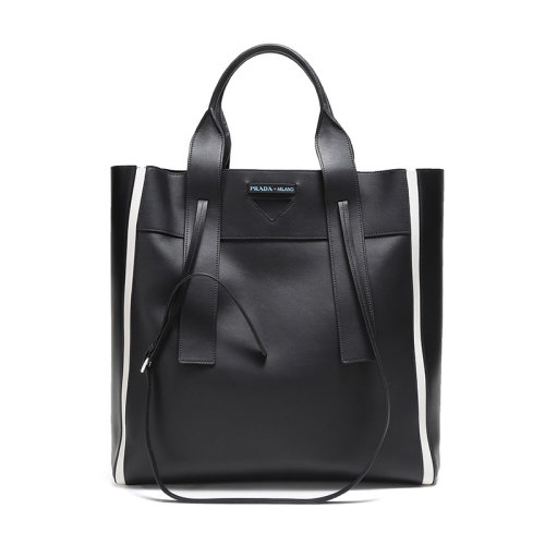 PRADA/普拉达 女士手提包 Ouverture系列牛皮大号单肩 1BG230 2B2J V OWH