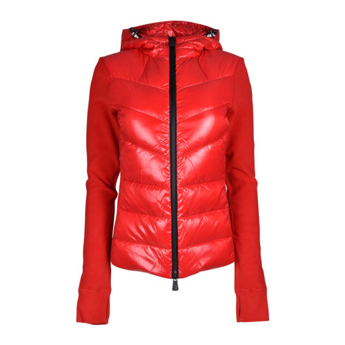 Moncler/蒙克莱 女士时尚休闲修身针织拼接夹克羽绒服外套多色可选  8G50000-80093