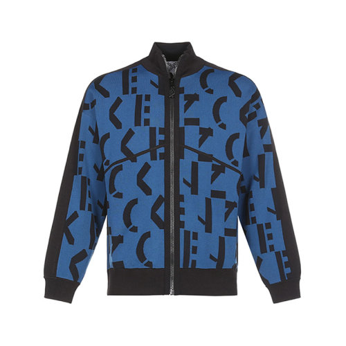 KENZO/高田贤三 男士夹克 男士SPORT系列棉质立领长袖开衫针织衫夹克 5BL637 3SD