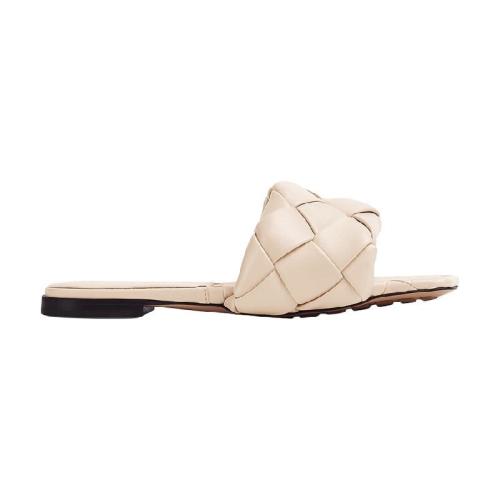  BV葆蝶家 22年秋冬 女士 平底凉鞋 SANDALES PLATES LIDO 608853VBSS01740 预定商品1-3周发货