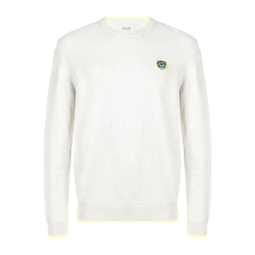 KENZO/高田贤三  男士棉质混纺虎头图案圆领套头衫卫衣