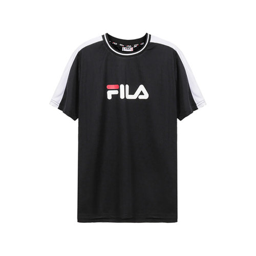 FILA/斐乐 男士聚酯纤维圆领短袖T恤 688079