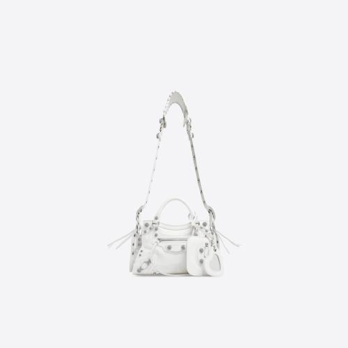 BALENCIAGA巴黎世家 22年秋冬 女士 单肩包 Womens Neo Cagole Xs Handbag With Rhinestones i