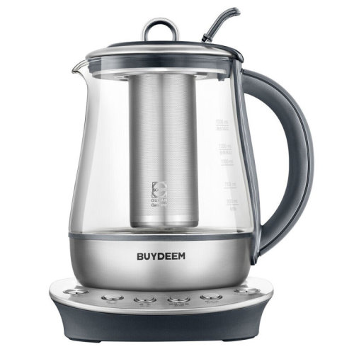 Buydeem/北鼎  K131 黑茶煮茶器 灵芝虫草壶 名贵滋补品专用 玻璃加厚带滤网不锈钢养生壶 K131