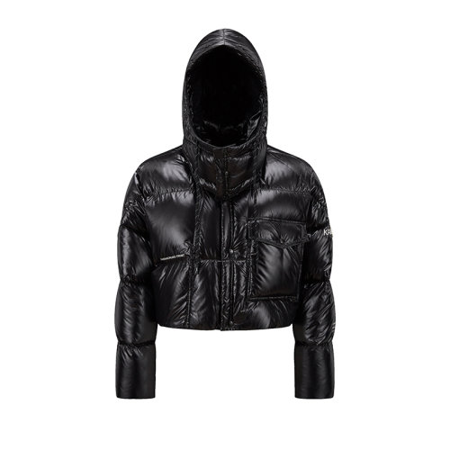Moncler/蒙克莱 22年秋冬新款 Maya 70系列FRGMT藤原浩合作款 女士黑色尼龙面料Irvine短款羽绒夹克外套H209U1A00013M2149999