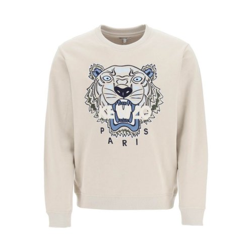  KENZO/高田贤三 男士米黄色棉质针织衫/毛衣 FC55SW1234XL 08 PLFSX