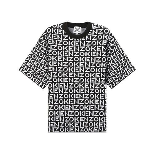 KENZO/高田贤三【22春夏新款】男士KENZO SPORT系列微厚圆领短袖针织衫T恤 5PU692 3SC