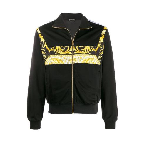 VERSACE/范思哲  男装 时尚简约 男士黑色外套夹克 A85348A-8A2-2536