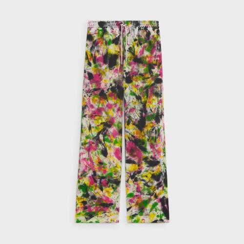  CELINE赛琳思琳 22年秋冬 男士 休闲裤 CELINE平纹针织双面喇叭慢跑长裤 2Z135383Q.14ML