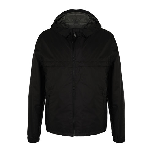 PRADA/普拉达三角形徽标时尚简约连帽外套男士夹克外套SGB4601WQ