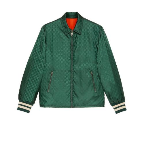  GUCCI古驰 22年秋冬 男士 双面可穿GG尼龙提花夹克 654831 ZAGVX 3283