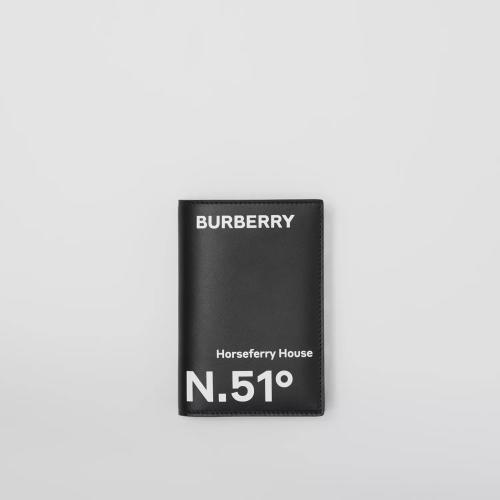  BURBERRY 22年秋冬 男士 坐标印花皮革_夹 80646091