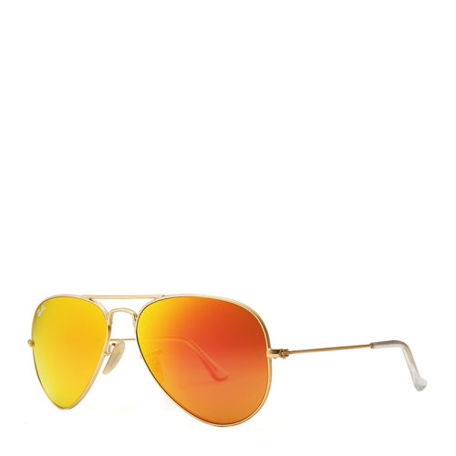 Ray-Ban/雷朋 飞行员 蛤蟆镜 偏光 男女款 情侣款 太阳镜 炫光 彩膜 反光 镜片 墨镜 眼镜 RB3025 55/58/62mm