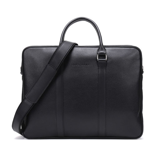 Longchamp/珑骧 男士 LeFoulonné系列皮质中号手提单肩包公文包 2123 021