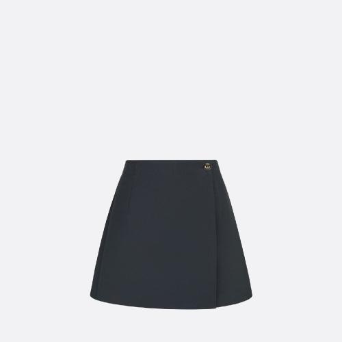  DIOR迪奥 22年秋冬 女士 半身裙 Short portefeuille a bouton CD 121P45B1166_X5645