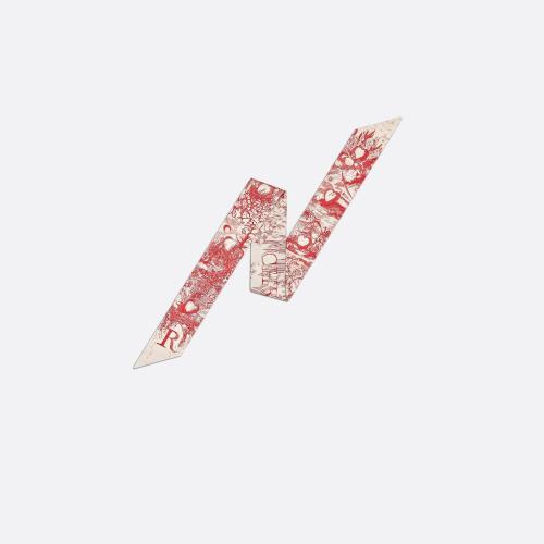  DIOR迪奥 22年秋冬 女士 丝巾 ABCDior Mitzah 丝巾 11ABC106R600_C330