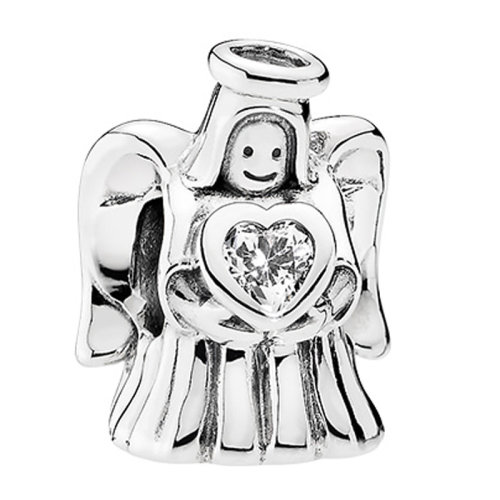 PANDORA/潘多拉 女士银色925银天使之爱银串珠 792010CZ