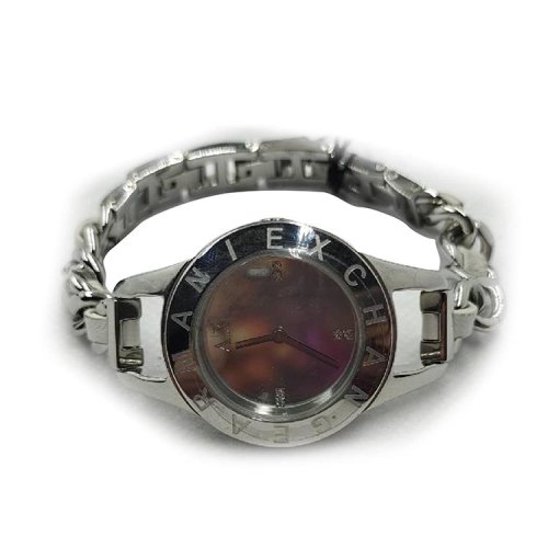 ARMANI EXCHANGE 女士手链石英腕表 （表盒破损）（表带皮革变质）