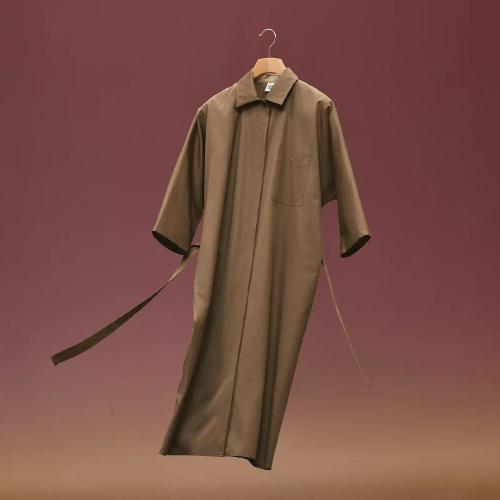  HERMES爱马仕 22年秋冬 女士 连衣裙 Robe Inspiration Chemise H2H0543DBBK36