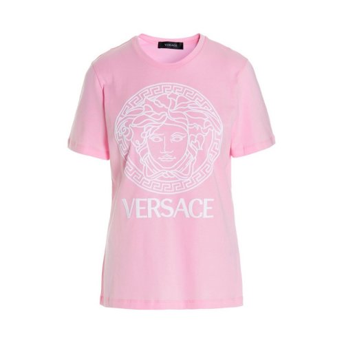  VERSACE/范思哲 女士印花棉质短袖T恤 1003684 1A00769 2P620 PLFSX