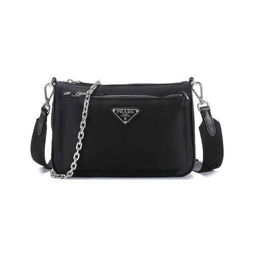 PRADA/普拉达 女士织物手提单肩斜挎包手拿包 1BH168 R064