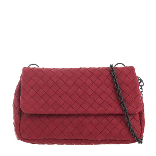 Bottega Veneta/葆蝶家 女士羊皮翻盖链条单肩包斜挎包