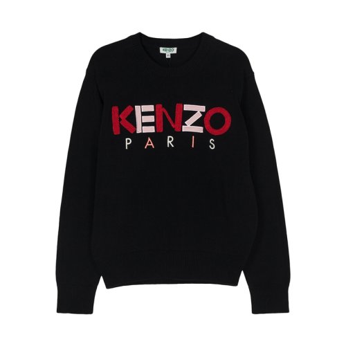 KENZO/高田贤三 凯卓 女装 品牌字母 时尚百搭棉质圆领女士针织衫/毛衣 FA52PU507808