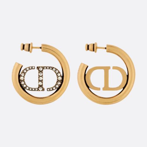  DIOR迪奥 22年秋冬 女士 耳环 Boucles doreilles 30?Montaigne E2027WOMCY_D09S