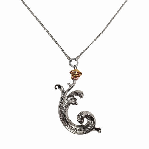 VERSACE/范思哲银色+金色女士金属项链【官方授权】
