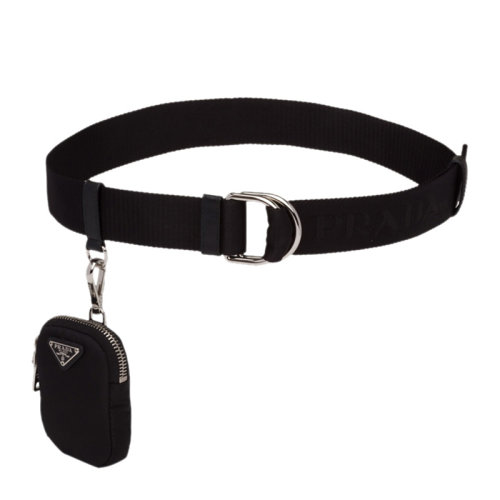 PRADA/普拉达 女士黑色佩戴小包腰带皮带 1CN073-BV1-F0002