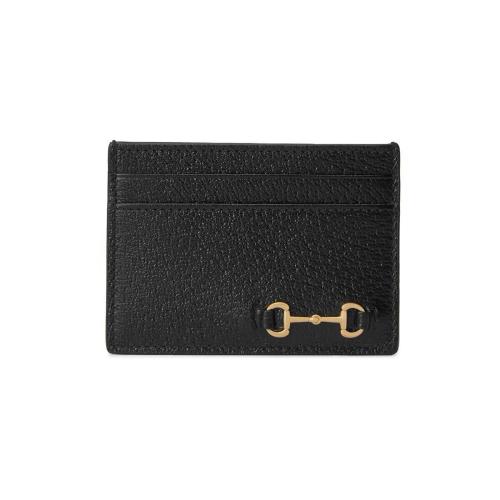  GUCCI古驰 22年秋冬 男士 饰马衔扣卡片夹 700469 DJ20G 1000