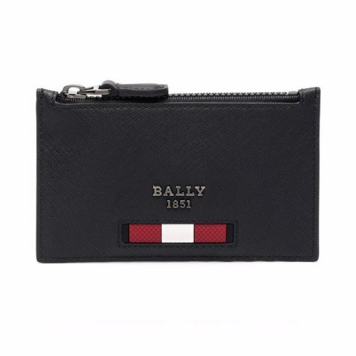  BALLY/巴利 男士黑色皮革钱包卡包零钱包 6238943 PLSX