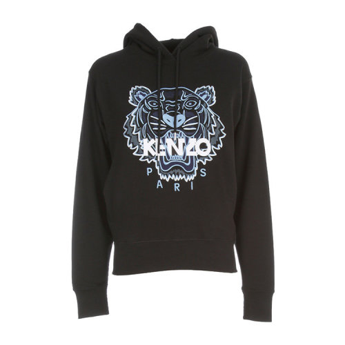 KENZO/高田贤三  女卫衣 时尚百搭 女性虎头图案 黑色棉质 女卫衣 FB52SW8714XA .99