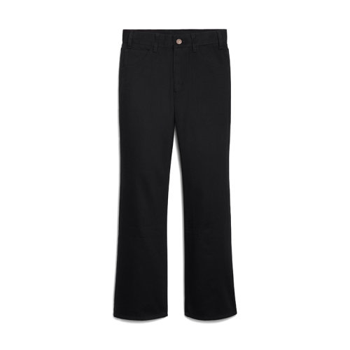 CELINE/赛琳 22年早春新款 DYLAN系列 女士黑色纯棉喇叭中腰牛仔裤2N423760D.38NF