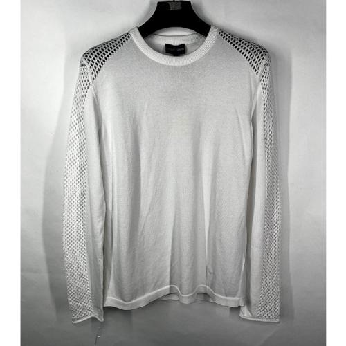 Emporio Armani/安普里奥阿玛尼 白色套头镂空针织衫 N1M15M N113M 瑕疵折扣