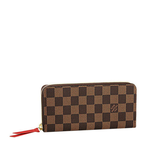 Louis Vuitton/路易 威登  男士长款啡色棕棋盘格钱包