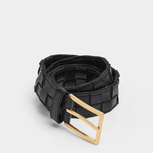  BV葆蝶家 22年秋冬 女士 腰带 maxi intreccio 709260VCQC08425