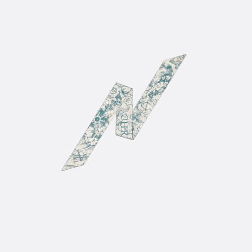  DIOR迪奥 22年秋冬 女士 丝巾 ABCDior Mitzah 丝巾 11ABC106N600_C516