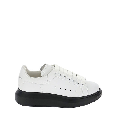 Alexander McQueen/亚历山大麦昆 女士白色皮质休闲运动鞋 553770WHTQ49061 HC0640