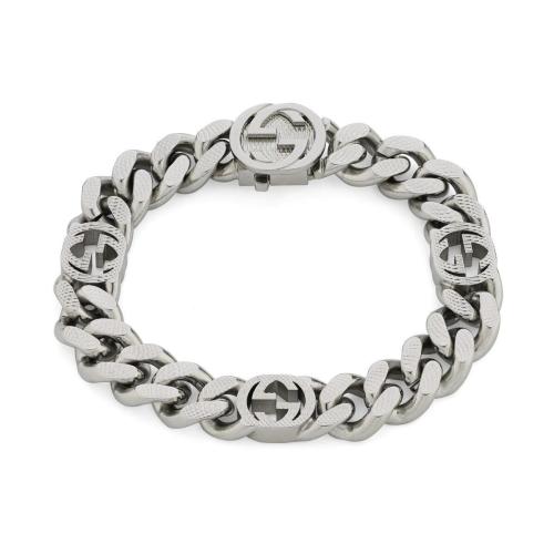  GUCCI古驰 女士 互扣式双G手镯 675758 I4601 0926 预定商品2-6周发货