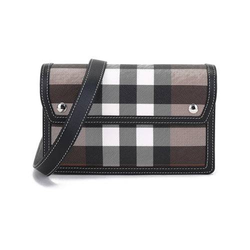 BURBERRY/博柏利【22春夏新款】男女通用款热塑性聚氨酯/织物/皮革单肩斜挎包手拿包信使包格纹 80392131