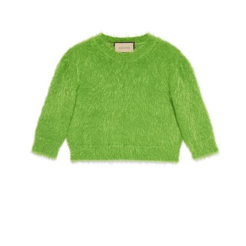  GUCCI古驰 22年秋冬 女士 拉绒羊毛针织毛衣 695655 XKCEN 3601