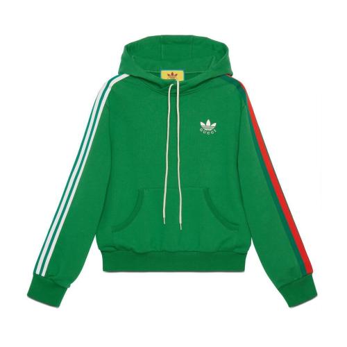  GUCCI古驰 22年秋冬 男士 adidas x Gucci联名系列棉质卫衣 692107 XJEKQ 3826