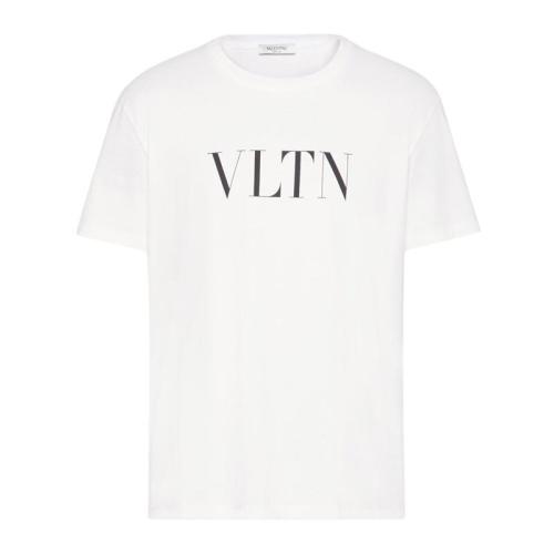 Valentino/华伦天奴  男装 时尚简约 男士白色棉质短袖T恤 TV3MG10V3LE A01