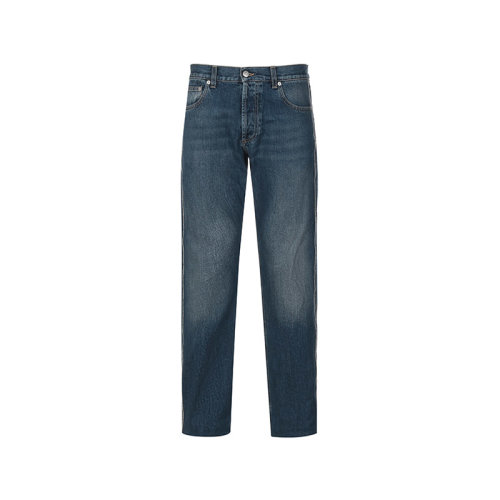 Alexander McQueen/亚历山大麦昆 【22春夏新款】 男士棉质牛仔裤长裤 677771 QSY75