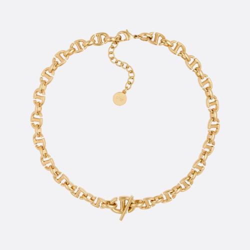  DIOR迪奥 22年秋冬 女士 项链 Collier CD Navy N1950WOMMT_D300