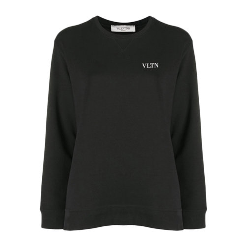 Valentino 华伦天奴 女士 服装  圆领简约字母LOGO休闲套头卫衣