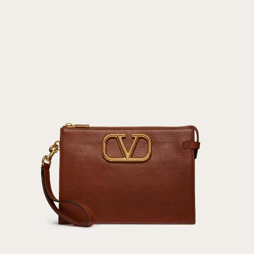  VALENTINO华伦天奴 22年秋冬 男士 手拿包 POCHETTE VLOGO SIGNATURE XY0P0P09GDA0MU