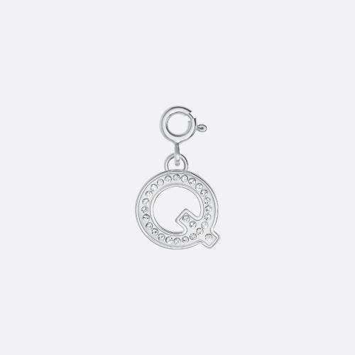  DIOR迪奥 22年秋冬 男士 钥匙扣 Charm lettre Q V0843HOMMT_D001