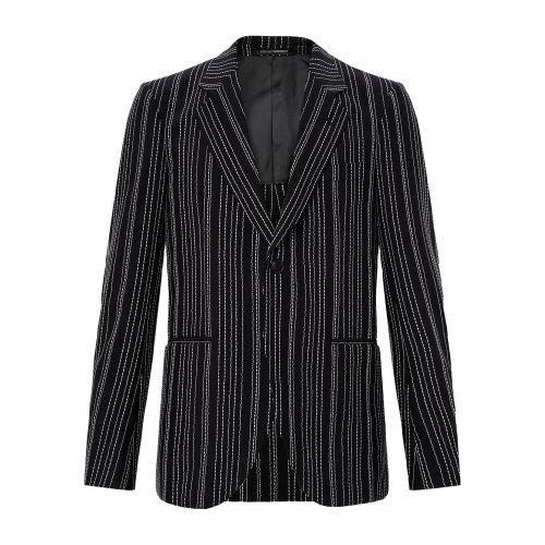 Emporio Armani/安普里奥阿玛尼 黑条色 男士西服  [Exclusive] A1GW70-A1095-991